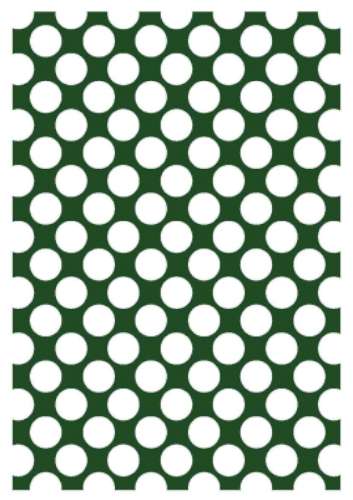 Printed Wafer Paper - Large Polkadot Dark Green - Click Image to Close